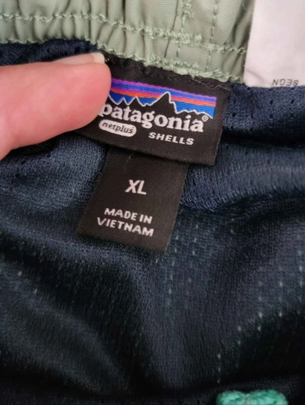 Patagonia Baggies Boys Lined Swim Trunks Shorts XL